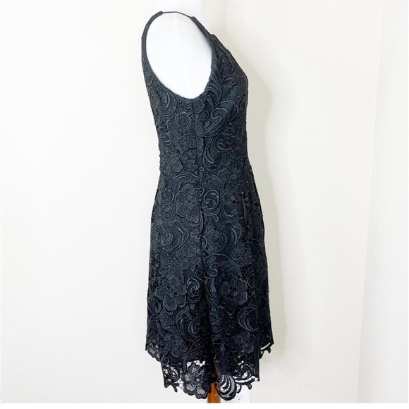 Dress the Population Hayden Crochet Lace Black Dress, Size 6 Excellent Condition - Picture 6 of 8